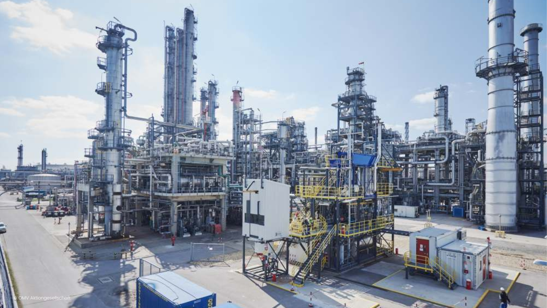 © OMV Aktiengesellschaft: Chemische Recyclinganlage für Post-Consumer Abfälle in der OMV-Raffinerie in Schwechat, bei Wien.